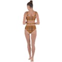 Plaid Pattern Bandaged Up Bikini Set  View2