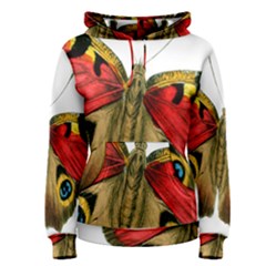 Butterfly Bright Vintage Drawing Women s Pullover Hoodie by Nexatart