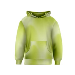 Green Soft Springtime Gradient Kids  Pullover Hoodie