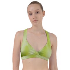 Green Soft Springtime Gradient Sweetheart Sports Bra