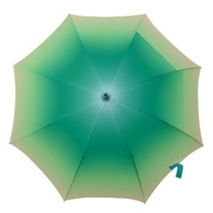 Sealife Green Gradient Hook Handle Umbrellas (small) by designworld65