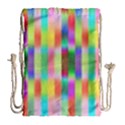 Multicolored Irritation Stripes Drawstring Bag (Large) View1