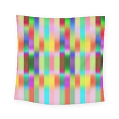 Multicolored Irritation Stripes Square Tapestry (Small)