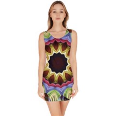 Love Energy Mandala Bodycon Dress by designworld65