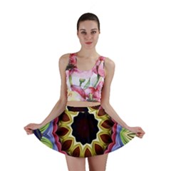 Love Energy Mandala Mini Skirt by designworld65