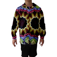 Love Energy Mandala Hooded Wind Breaker (kids) by designworld65