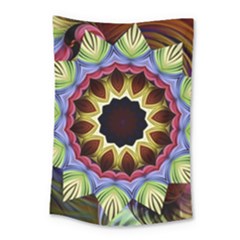 Love Energy Mandala Small Tapestry by designworld65