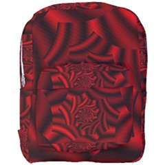 Metallic Red Rose Full Print Backpack by designworld65
