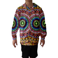 Peaceful Mandala Hooded Wind Breaker (kids) by designworld65