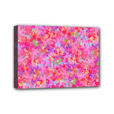 The Big Pink Party Mini Canvas 7  X 5  by designworld65