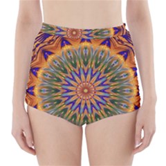 Powerful Mandala High-waisted Bikini Bottoms by designworld65