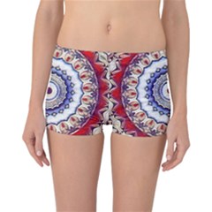 Romantic Dreams Mandala Reversible Boyleg Bikini Bottoms by designworld65