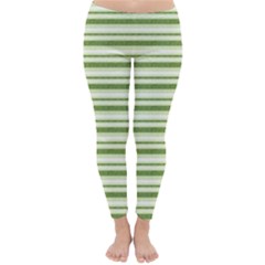 Spring Stripes Classic Winter Leggings by designworld65