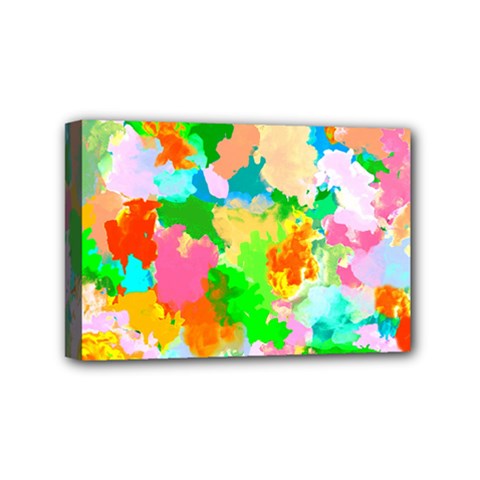 Colorful Summer Splash Mini Canvas 6  X 4  by designworld65