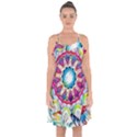 Sunshine Feeling Mandala Ruffle Detail Chiffon Dress View1