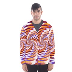 Woven Colorful Waves Hooded Wind Breaker (men) by designworld65
