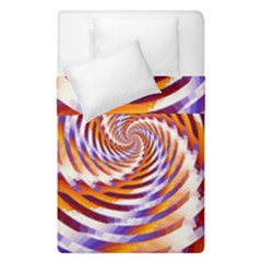 Woven Colorful Waves Duvet Cover Double Side (single Size) by designworld65