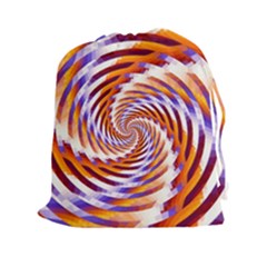 Woven Colorful Waves Drawstring Pouches (xxl) by designworld65
