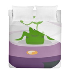 Ufo Duvet Cover Double Side (Full/ Double Size)