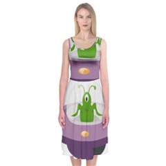 Ufo Midi Sleeveless Dress