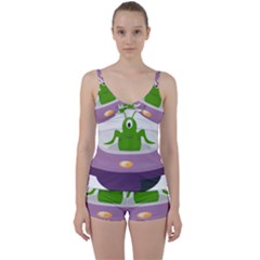 Ufo Tie Front Two Piece Tankini