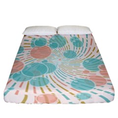 Bubbles Fitted Sheet (california King Size) by linceazul