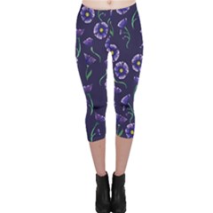 Floral Capri Leggings 