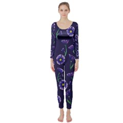 Floral Long Sleeve Catsuit