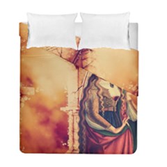 Fantasy Art Painting Magic Woman  Duvet Cover Double Side (Full/ Double Size)