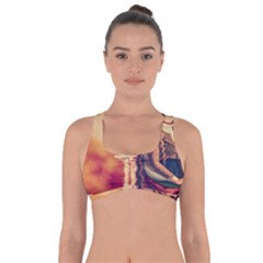 Fantasy Art Painting Magic Woman  Got No Strings Sports Bra