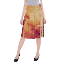 Fantasy Art Painting Magic Woman  Midi Beach Skirt