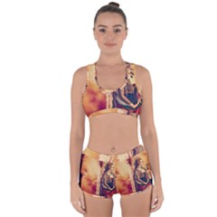 Fantasy Art Painting Magic Woman  Racerback Boyleg Bikini Set