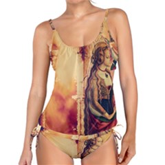 Fantasy Art Painting Magic Woman  Tankini Set