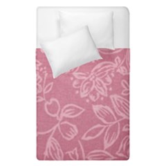 Floral Rose Flower Embroidery Pattern Duvet Cover Double Side (single Size) by paulaoliveiradesign