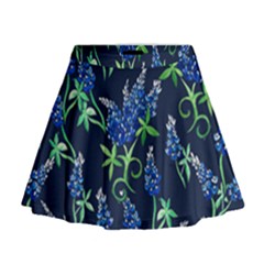Bluebonnets Mini Flare Skirt by BubbSnugg