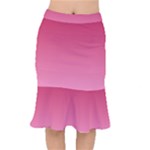 Pink Frost Short Mermaid Skirt