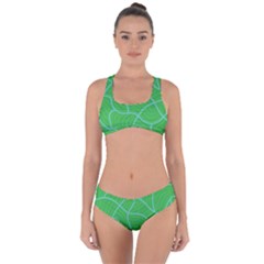 Trippy Ricefields Criss Cross Bikini Set by jcreative