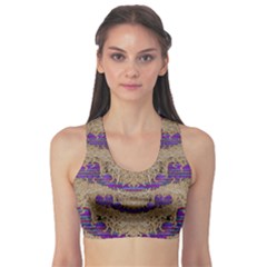 Pearl Lace And Smiles In Peacock Style Sports Bra