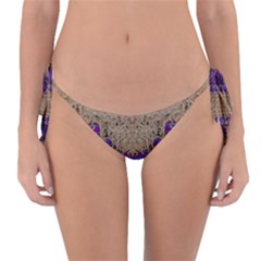 Pearl Lace And Smiles In Peacock Style Reversible Bikini Bottom