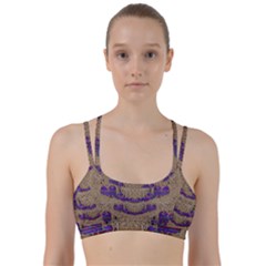 Pearl Lace And Smiles In Peacock Style Line Them Up Sports Bra