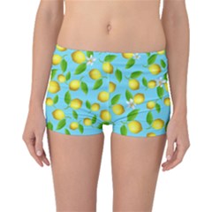 Lemon pattern Boyleg Bikini Bottoms