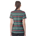 Ethnic Geometric Pattern Women s Cotton Tee View2