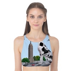 Great Dane Tank Bikini Top by Valentinaart