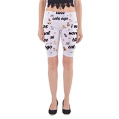 I Was Normal Three Cats Ago Yoga Cropped Leggings by Valentinaart