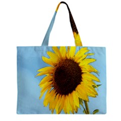 Sunflower Zipper Mini Tote Bag by Valentinaart