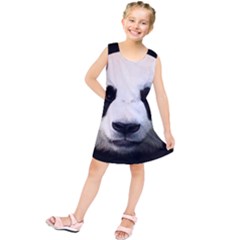 Panda Face Kids  Tunic Dress by Valentinaart