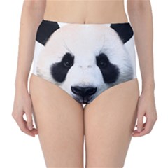 Panda Face High-waist Bikini Bottoms by Valentinaart