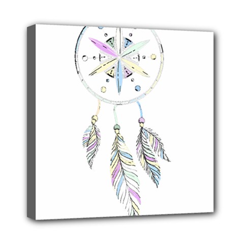 Dreamcatcher  Mini Canvas 8  X 8  by Valentinaart