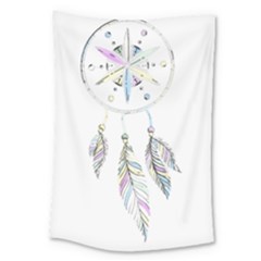 Dreamcatcher  Large Tapestry by Valentinaart