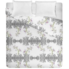 Floral Collage Pattern Duvet Cover Double Side (california King Size) by dflcprints